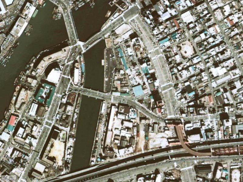 【1974～1978年度撮影】昔のマツダファミリーハイツ阿波座の場所・周辺環境