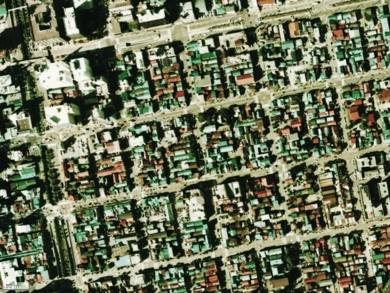 【1974～1978年度撮影】昔のシティハウス大通東の場所・周辺環境