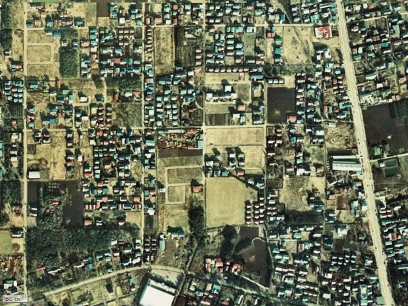 【1974～1978年度撮影】昔のパレドール四街道の場所・周辺環境