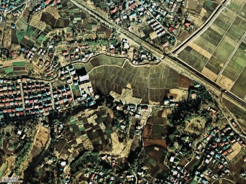 【1974~1978年度撮影】昔のリブゼ横浜ブライトスクエアの場所・周辺環境