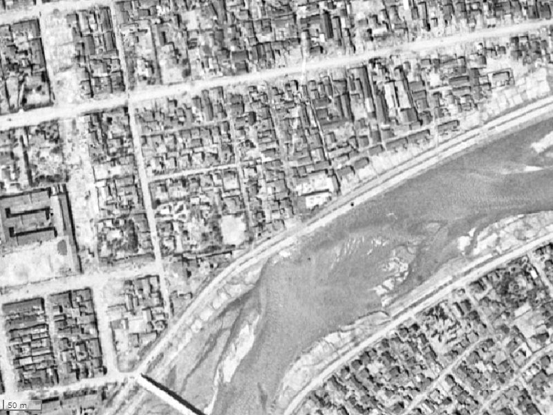 【1945～1950年度撮影】昔のダイアパレス大通東 第2の場所・周辺環境