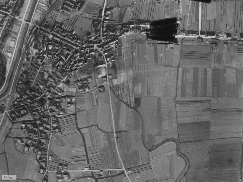 【1936～1942年度撮影】昔のエスリード寝屋川ソレイユの場所・周辺環境