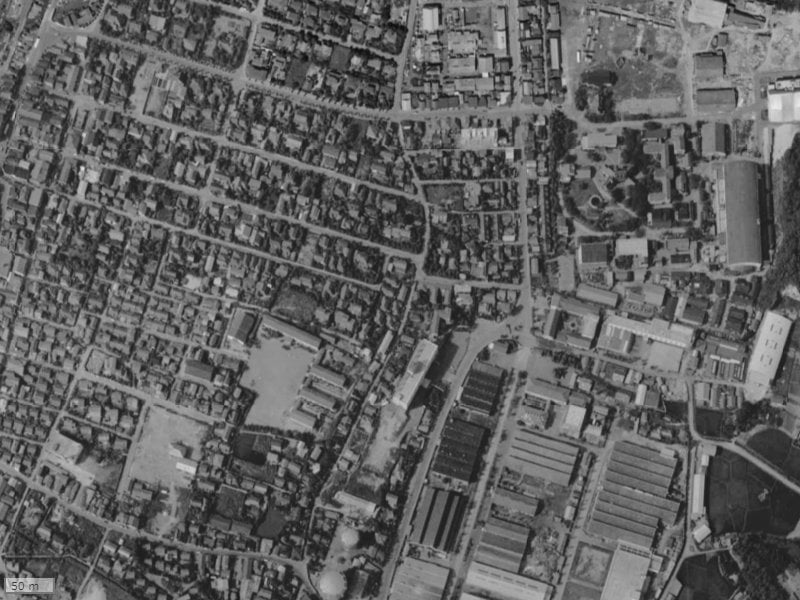 【1961~1969年度撮影】昔のザ・パークハウス鎌倉大船の場所・周辺環境