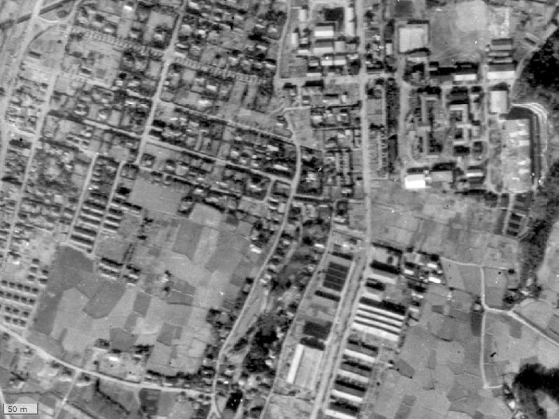 【1945~1950年度撮影】昔のザ・パークハウス鎌倉大船の場所・周辺環境