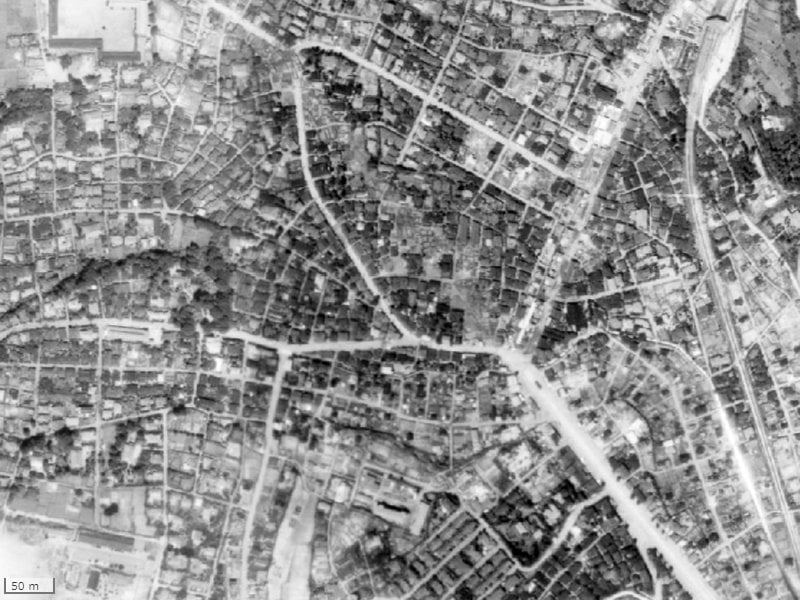 【1945~1950年度撮影】昔のディークラディア横浜白楽の場所・周辺環境