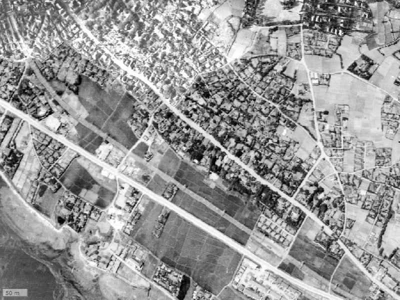 【1945~1950年度撮影】昔のダイアパレス船橋宮本の場所・周辺環境