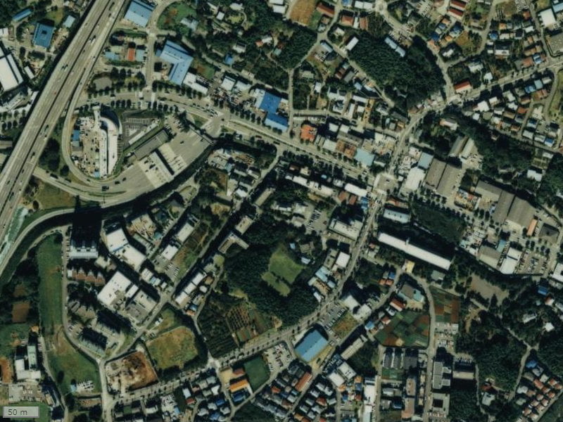 【1987～1990年度撮影】昔のモア・クレスト鷺沼ヒルズの場所・周辺環境