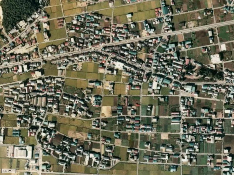 【1974～1978年度撮影】昔のキャッスルハイツ岐阜北一色の場所・周辺環境