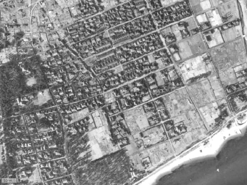 【1945～1950年度撮影】昔の芦屋伊勢町ハウスの場所・周辺環境