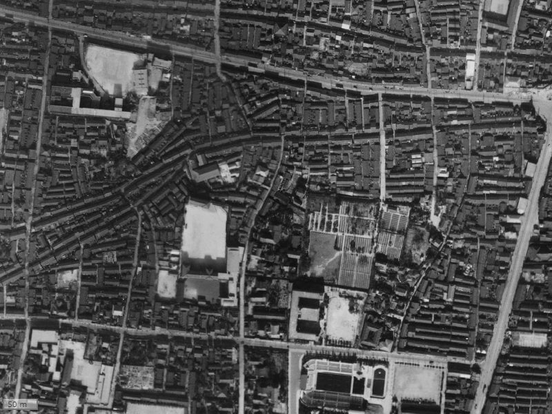 【1936~1942年度撮影】昔のグラン・ドムール真田山の場所・周辺環境