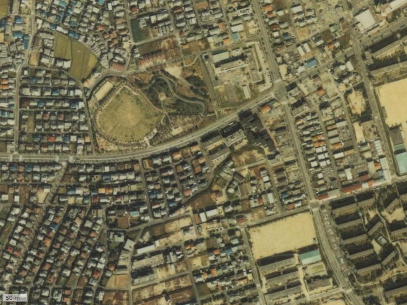 【1979～1983年度撮影】昔のエスリード楠葉美咲の場所・周辺環境