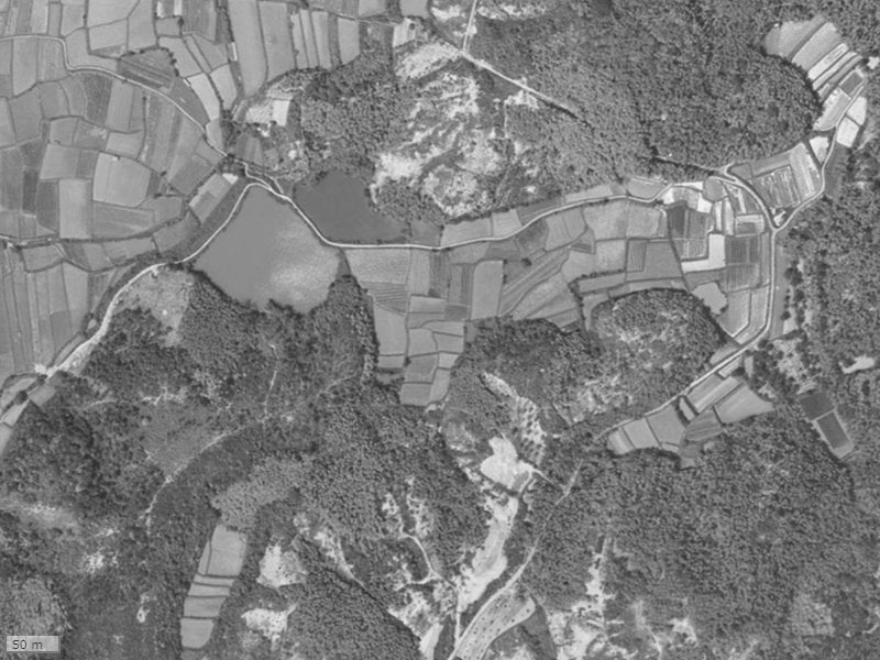 【1961～1969年度撮影】昔のエスリード楠葉美咲の場所・周辺環境