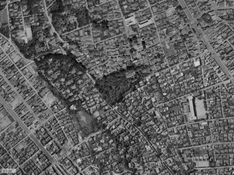 【1961～1969年度撮影】昔のブランズシティ久が原の場所・周辺環境