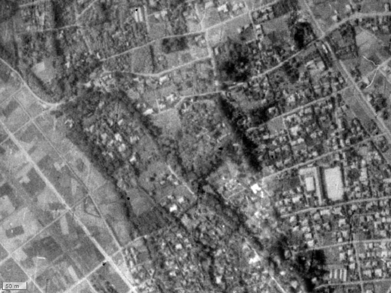 【1936~1942年度撮影】昔のブランズシティ久が原の場所・周辺環境