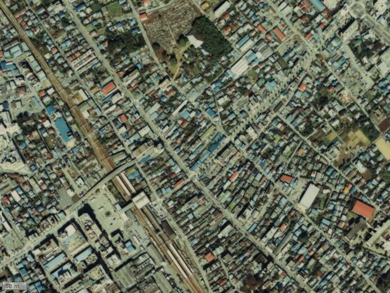 【1979～1983年度撮影】昔のシティタワー上尾駅前の場所・周辺環境