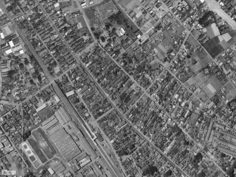 【1961～1969年度撮影】昔のシティタワー上尾駅前の場所・周辺環境
