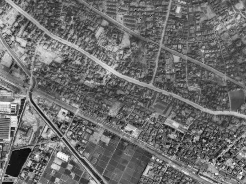 【1945～1950年度撮影】昔のエクセレントシティ下総中山4の場所・周辺環境