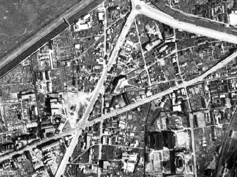 【1945～1950年度撮影】昔のザ・クイーン新梅田の場所・周辺環境