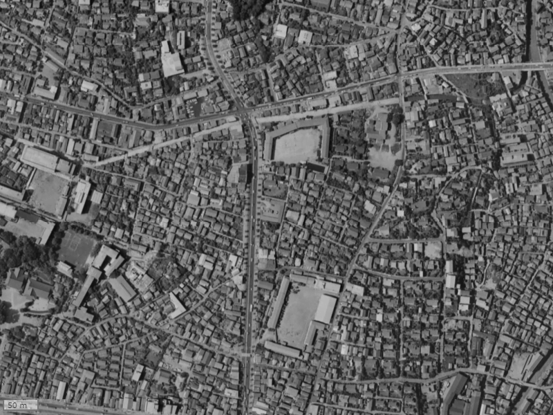 【1961~1969年度撮影】昔の塔の山ハイツの場所・周辺環境