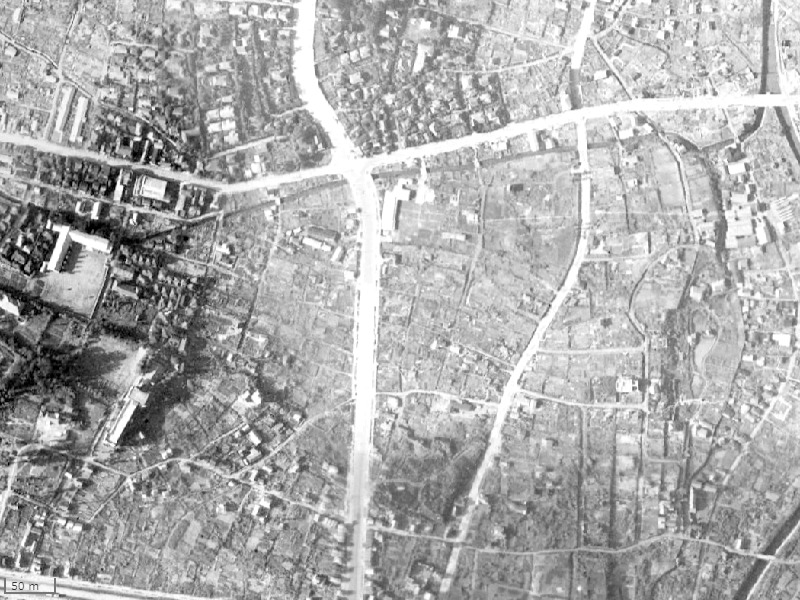 【1945~1950年度撮影】昔の塔の山ハイツの場所・周辺環境