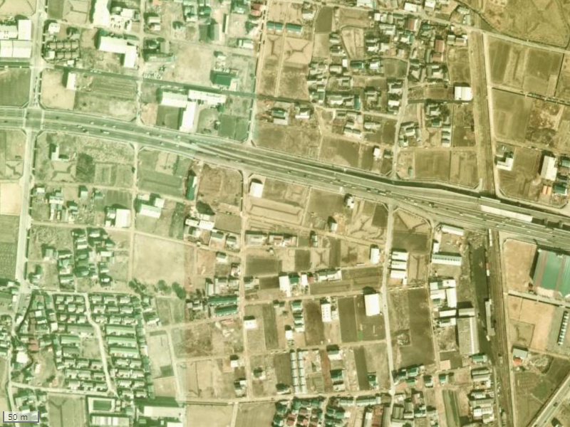 【1974～1978年度撮影】昔のアルファステイツ新保の場所・周辺環境