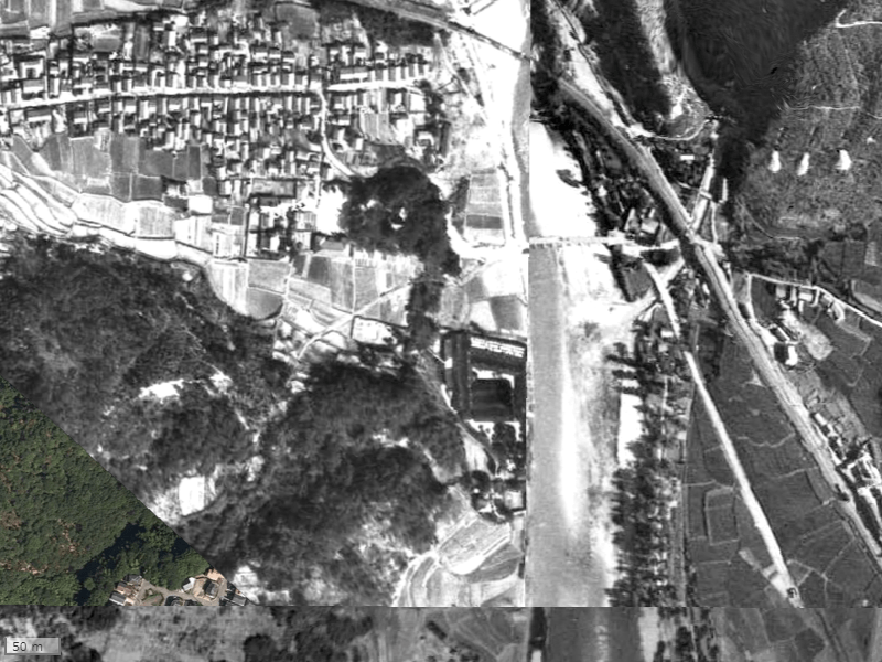 【1945～1950年度撮影】昔のセルヴィオの場所・周辺環境