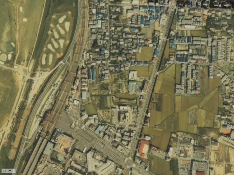 【1979～1983年度撮影】昔のメゾンハリマックス楠葉の場所・周辺環境