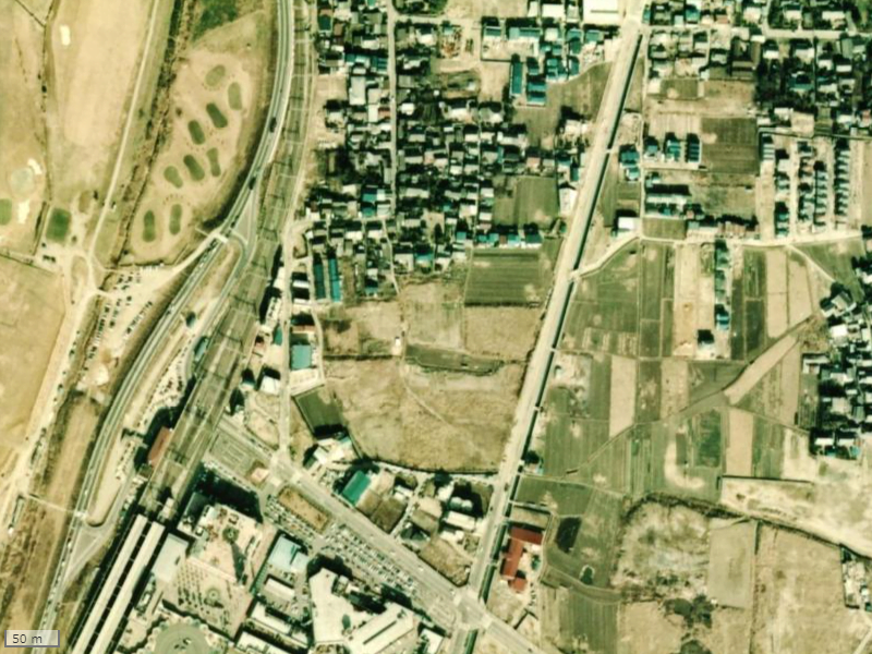 【1974～1978年度撮影】昔のメゾンハリマックス楠葉の場所・周辺環境