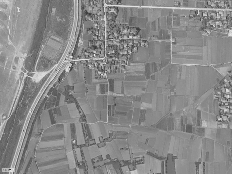 【1961～1969年度撮影】昔のメゾンハリマックス楠葉の場所・周辺環境