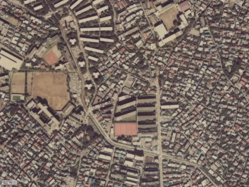 【1979～1983年度撮影】昔のオークプレイス世田谷船橋の場所・周辺環境