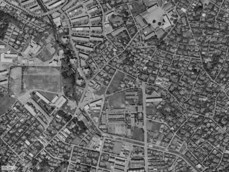 【1961～1969年度撮影】昔のオークプレイス世田谷船橋の場所・周辺環境