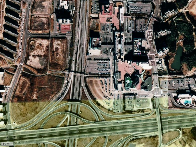 【1974~1978年度撮影】昔のシエリアタワー千里中央の場所・周辺環境