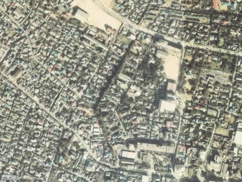 【1974～1978年度撮影】昔の城内グランドマンションの場所・周辺環境