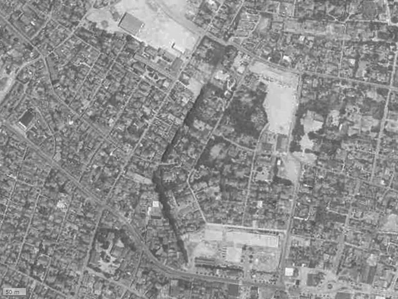 【1961～1969年度撮影】昔の城内グランドマンションの場所・周辺環境