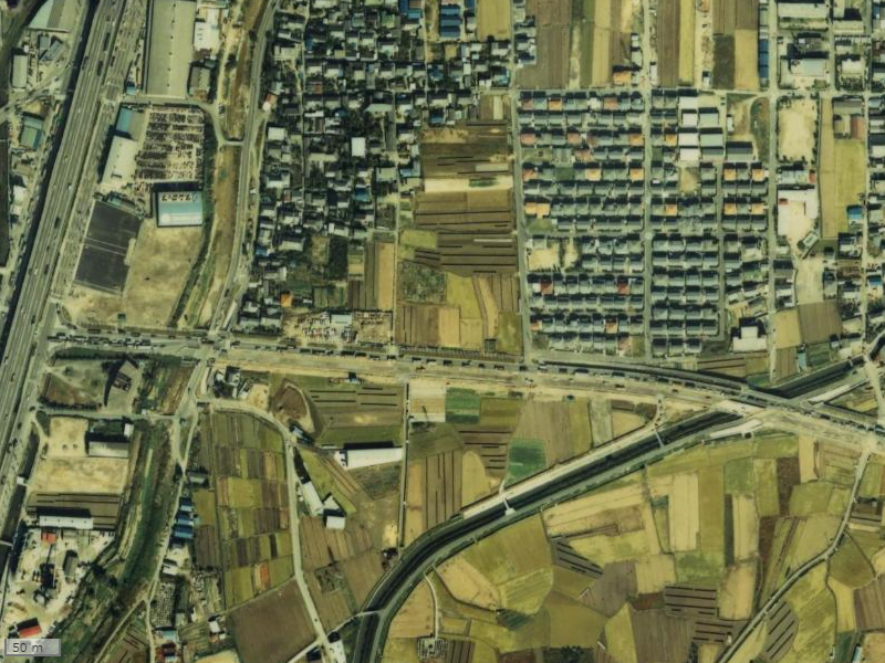 【1979～1983年度撮影】昔のパークナード・レーベン茨木さわらぎの場所・周辺環境