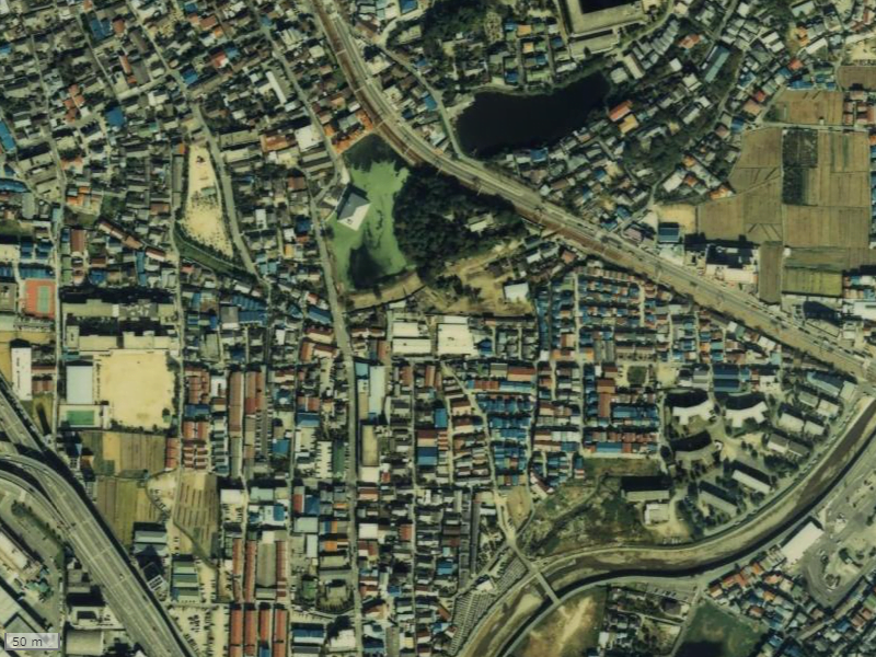 【1979～1983年度撮影】昔のディアエスタミオ豊中の場所・周辺環境