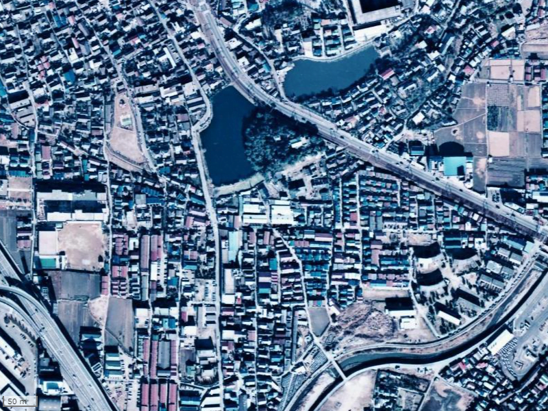 【1974～1978年度撮影】昔のディアエスタミオ豊中の場所・周辺環境