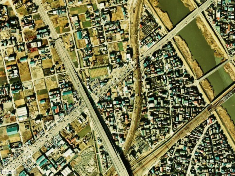 【1974～1978年度撮影】昔のコンフォートパレス小岩の場所・周辺環境