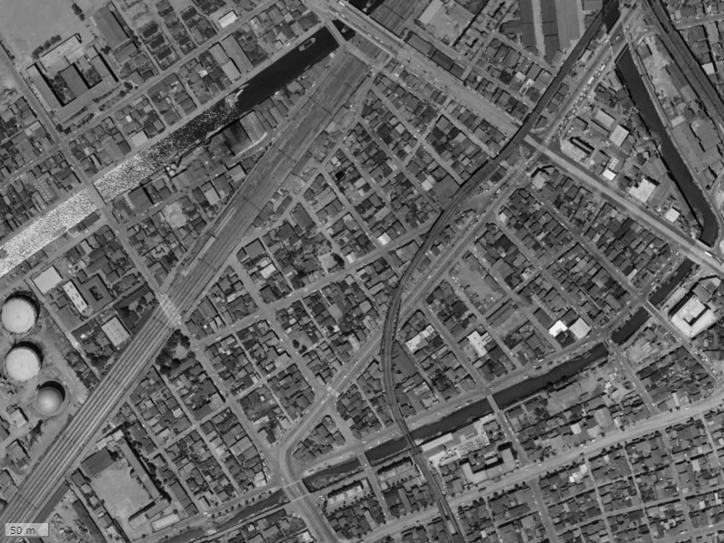 【1961～1969年度撮影】昔のグローベルザ・スイート横浜コアシスの場所・周辺環境