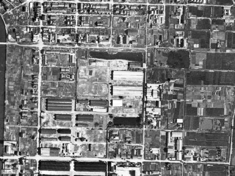 【1945～1950年度撮影】昔のシャレール関目26号棟の場所・周辺環境