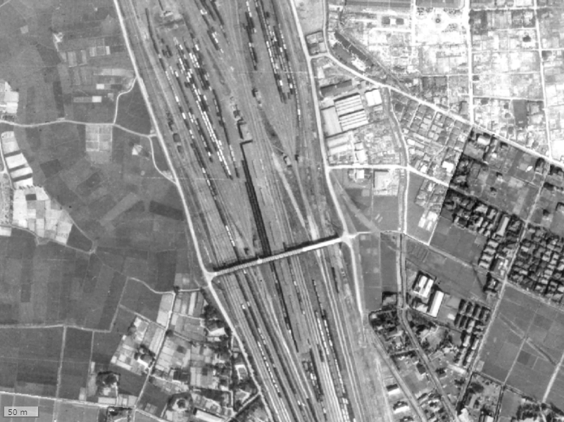 【1945~1950年度撮影】昔のクレストプライムレジデンスの場所・周辺環境