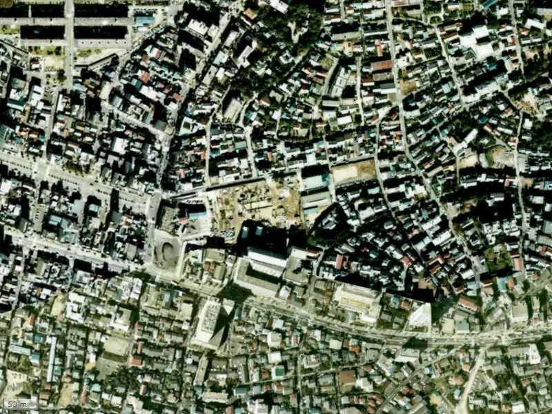 【1974～1978年度撮影】昔のグランドメゾン池下ザ・タワーの場所・周辺環境