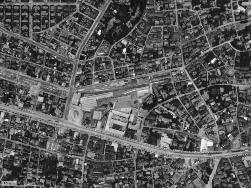 【1961～1969年度撮影】昔のグランドメゾン池下ザ・タワーの場所・周辺環境