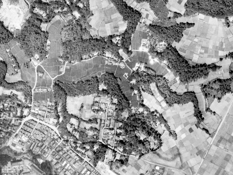 【1945~1950年度撮影】昔のサンヴェール松戸の場所・周辺環境