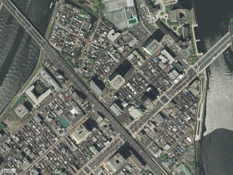 【2009年度撮影】昔のライオンズタワー月島の場所・周辺環境