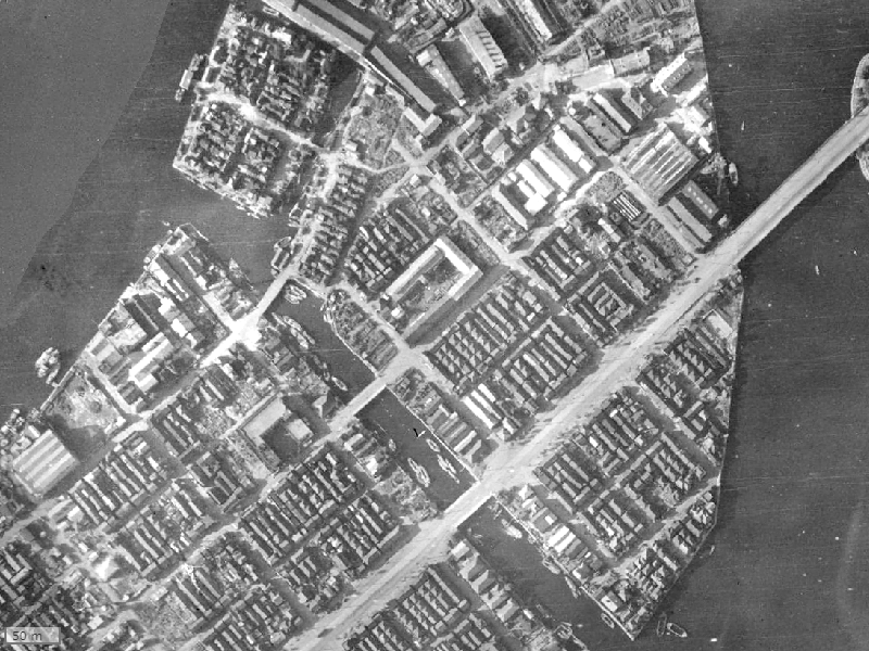 【1945～1950年度撮影】昔のライオンズタワー月島の場所・周辺環境