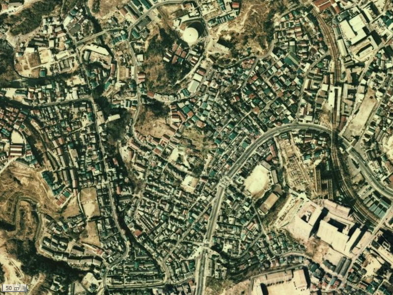 【1974~1978年度撮影】昔のサンヴェール長田山ノ手の場所・周辺環境