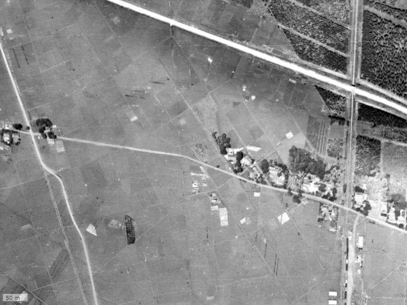 【1945～1950年度撮影】昔のフェローネ南橋本の場所・周辺環境