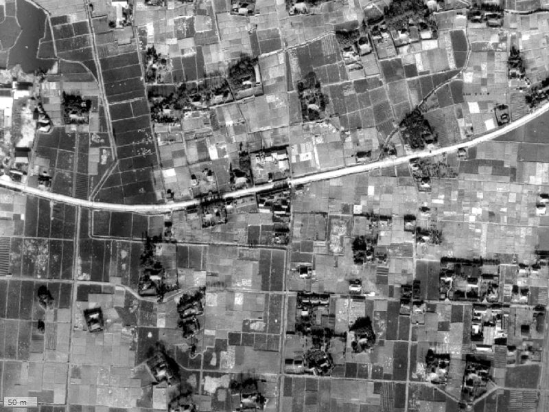 【1945～1950年度撮影】昔のバンベール草加氷川町の場所・周辺環境