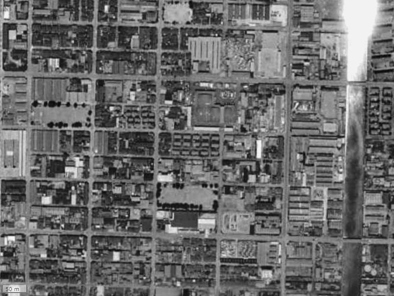 【1961～1969年度撮影】昔のグランメイツ関目の場所・周辺環境